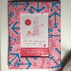 Delta Gamma Lilly Pulitzer Sorority Frame Anchor